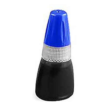 Xstamper&reg; Pre-Inked Stamp Re-Inking Fluid, 10 ml, Blue Ink