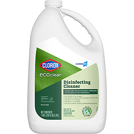 Clorox CloroxPro EcoClean Disinfecting Cleaner Refill, 128 Fl Oz