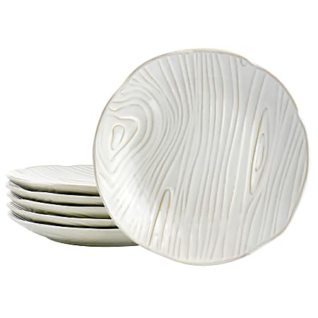 Martha Stewart Dessert Plate Set, 8-1/2”, Off-White