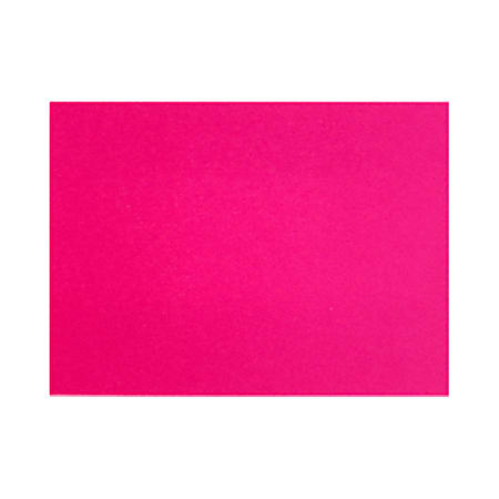 LUX Flat Cards, A1, 3 1/2" x 4 7/8", Hottie Pink, Pack Of 500