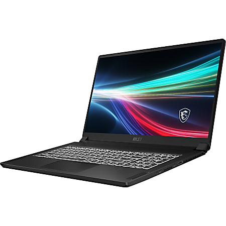 MSI Creator 17 B11UH-241 17.3" Rugged Laptop - Intel Core i9 11th Gen i9-11900H 2.50 GHz - 32 GB  - 1 TB SSD - Core Black - Windows 10 Pro - NVIDIA GeForce RTX 3080 with 16 GB- 9 Hours Battery