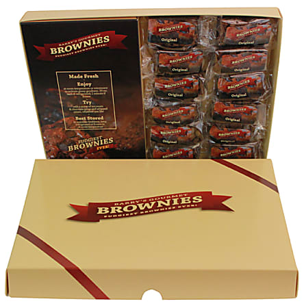 Barry's Gourmet Brownies Double Chocolate Chunk Brownies, 2 Oz, Box Of 12