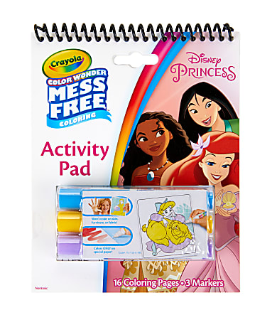 Crayola Color Wonder Activity Pad Princess - Office Depot