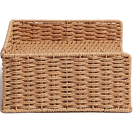 U Brands Woven Paper Tray - Sturdy - Brown - 1 Each U Brands Woven Paper Tray - Sturdy - Brown - 1 Each
