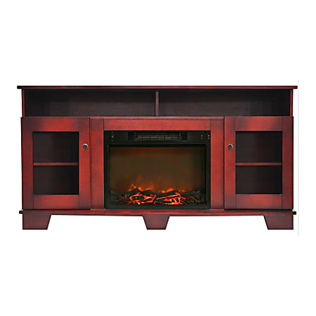 Cambridge Savona Fireplace Mantel with Electronic Fireplace Insert - Indoor - Freestanding