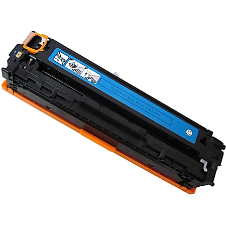 eReplacements Remanufactured Cyan Toner Cartridge Replacement For HP 125A, CB541A, CB541A-ER