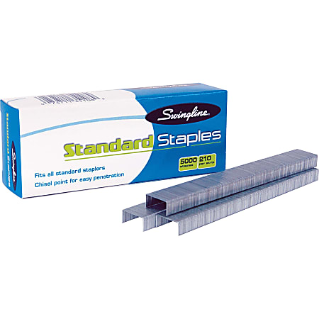 Details about   Swingline Standard Staples 210/strip 5000/box 35108 