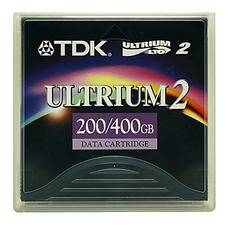 TDK LTO Ultrium 2 Data Cartridge, 200GB