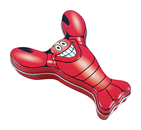 AmuseMints® Mint Candy, Lobster Shape Tin, Pack Of 18