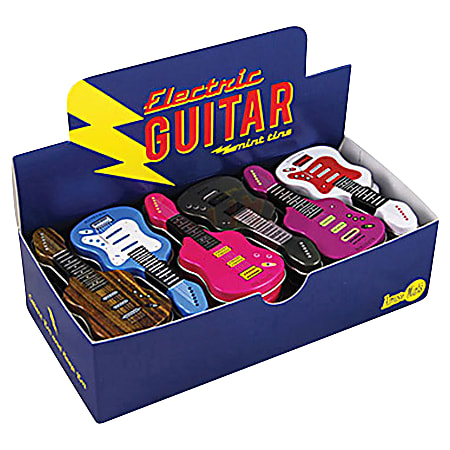 AmuseMints® Destination Mint Candy, Electric Guitar, 0.56 Oz, Pack Of 24