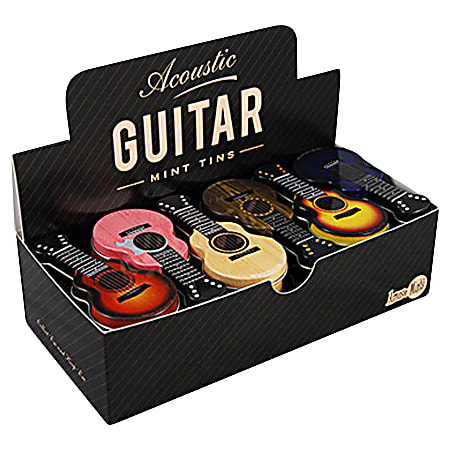 AmuseMints® Destination Mint Candy, Acoustic Guitars, 0.56 Oz, Pack Of 24