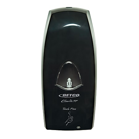 Betco Clario Touch Free Skin Care Dispenser - Automatic - Black - 1 Each