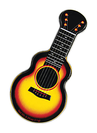 AmuseMints Sugar Free Mints Acoustic Guitar Tin Yellow Pack Of 24 ...