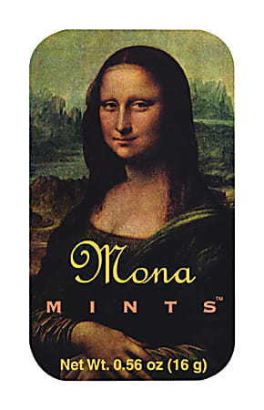 AmuseMints® Sugar-Free Mints, Mona, 0.56 Oz, Pack Of 24