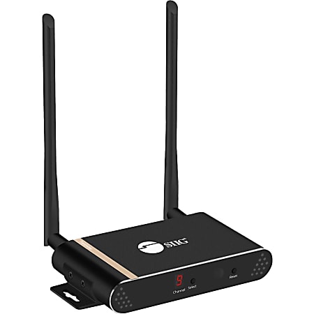 SIIG Dual Antenna Wireless Multi-Channel Expandable HDMI Extender, Transmitter, CEH23811S1
