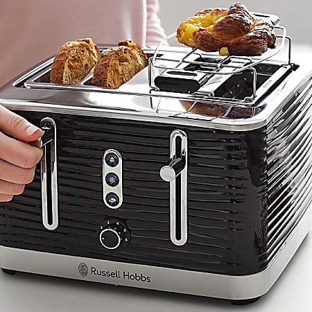 Russell Hobbs Retro 4 Slice Toaster 9 H x 9 W x 13 D Black
