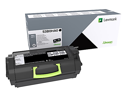 Lexmark™ 53B0HA0 High-Yield Black Toner Cartridge