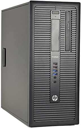 HP ProDesk 600 G1-MT Refurbished Desktop PC, Intel® Core™ i7, 16GB Memory, 512GB Solid State Drive, Windows® 10, J1-600G1TA05