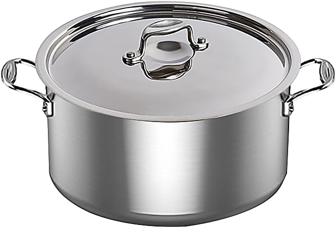 Vollrath NUCU Stainless Steel Stock Pot, 9.5 Qt, Silver