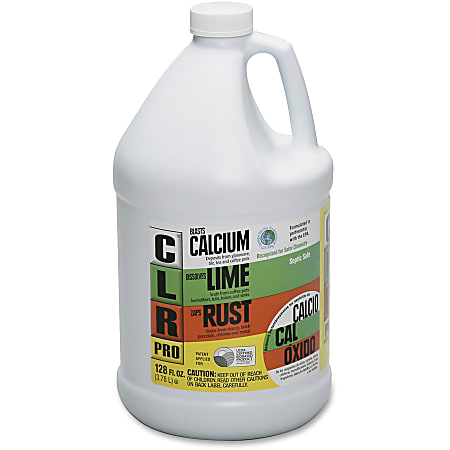 SKILCRAFT Calcium Lime Remover Clear Gallon - Liquid - 1 gal (128 fl oz) - Bottle - 4 / Carton - Green