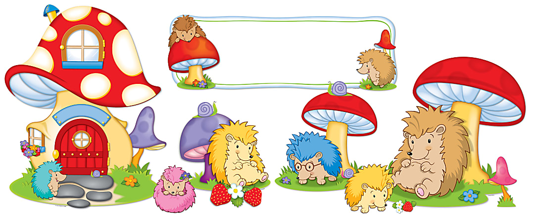 Carson-Dellosa Happy Hedgehogs Bulletin Board Set, Multicolor, Grades Pre-K - 8