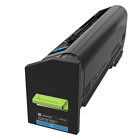 Lexmark™ 82K1UC0 Ultra-High-Yield Return Program Cyan Toner Cartridge