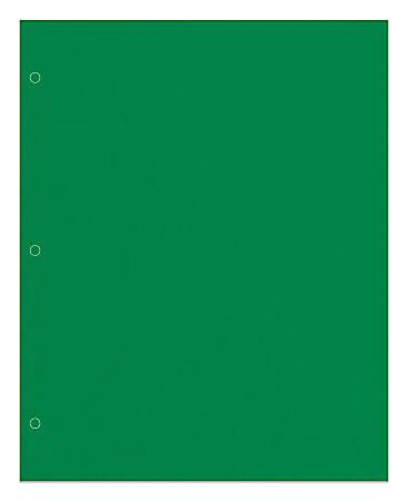 Office Depot® Brand 2-Pocket School-Grade Paper Folder, Letter Size, Green