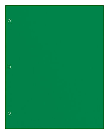 Office Depot® Brand 2-Pocket Paper Folder, Letter Size, Green