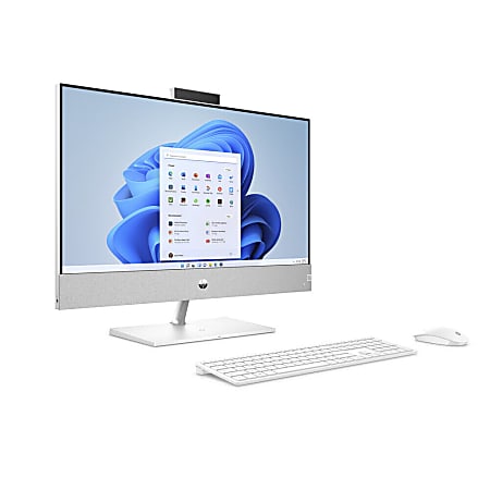 HP Pavilion 27-ca1180 Refurbished All-In-One Desktop PC, 27" Touch Screen, Intel® Core™ i7, 16GB Memory, 1TB Hard Drive/256GB Solid State Drive, Windows® 11 Home