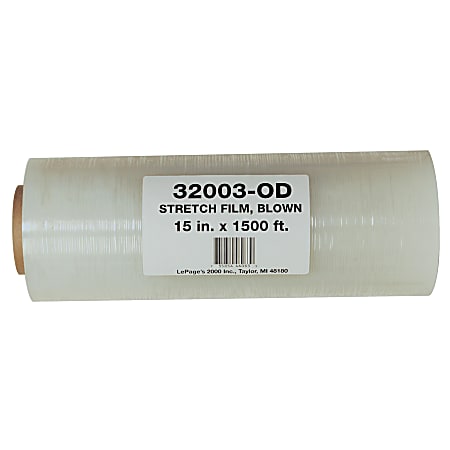 Office Depot® Brand Blown Stretch Wrap Film, 15" x 1500'