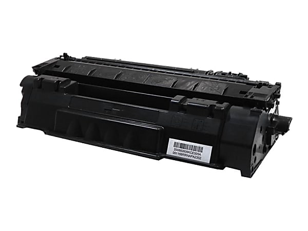 eReplacements Remanufactured Black Toner Cartridge Replacement For HP 05A, CE505A, CE505A-ER