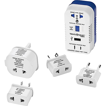 Travel Smart 1875-Watt High-Power Converter for Single-Voltage Devices