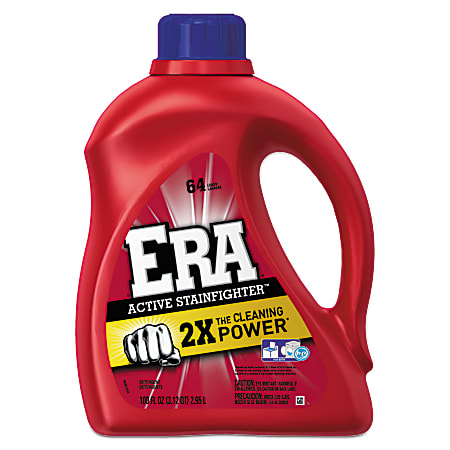 Era® Active Stainfighter™ Liquid Laundry Detergent, Original Scent, 100 Oz, Pack Of 4