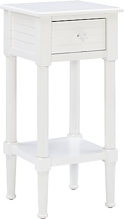 Linon Nolla Accent Table With Drawer, 29-1/2”H x