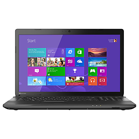 Toshiba Satellite C75-A7120 17.3" LCD Notebook - Intel Core i3 (4th Gen) i3-4000M Dual-core (2 Core) 2.40 GHz - 6 GB DDR3L SDRAM - 500 GB HDD - Windows 8.1 64-bit - 1600 x 900 - TruBrite - Satin Black in Trax Horizon