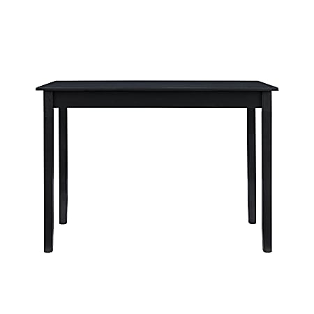 Linon Dixie Tavern Table, 36-1/4”H x 52”W x 28”D, Dark Charcoal