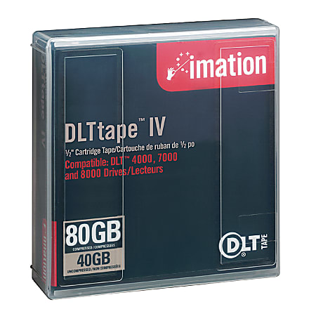 Imation™ Black Watch™ DLTtape™ IV Cartridge, 40GB/80GB