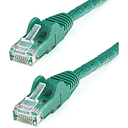 StarTech.com 150ft Green Cat6 Patch Cable with Snagless RJ45 Connectors - Long Ethernet Cable - 150ft Cat 6 UTP Cable - N6PATCH150GN
