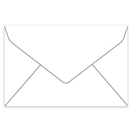 Gartner Studios® Envelopes, A9, Gummed Seal, White, Box