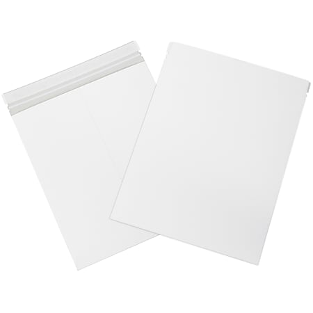 Partners Brand Self-Seal Stayflats® Plus Express Pouch Mailers, 12 3/4" x 15", White Pack of 25