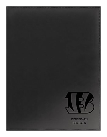 Markings by C.R. Gibson® Leatherette Padfolio, 9 1/4" x 12 3/8", Cincinnati Bengals