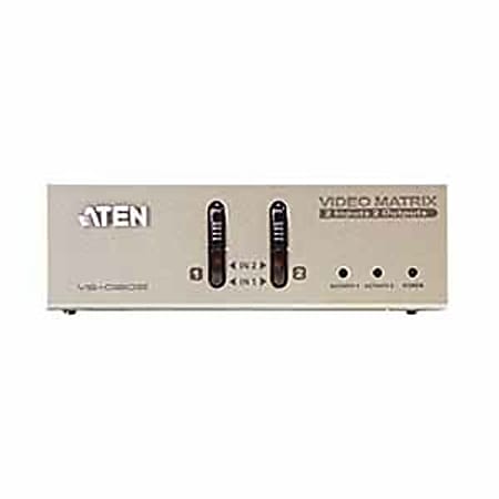 Aten VS0202 2-Port Video Matrix Switch-TAA Compliant -