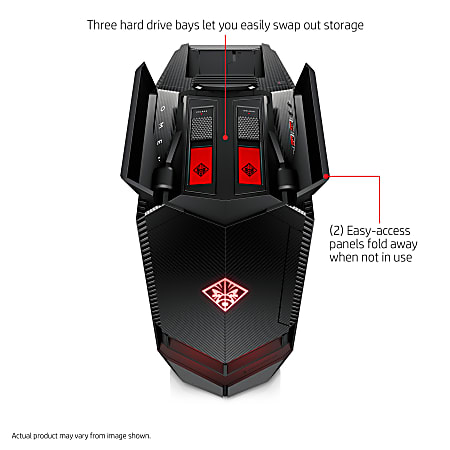 ゲーミングPC/i7/500GB/GTX1080/MS Office搭載/HP HP OMEN 880 040 Desktop PC AMD Ryzen 7 1800X 16GB Memory 2TB Hard