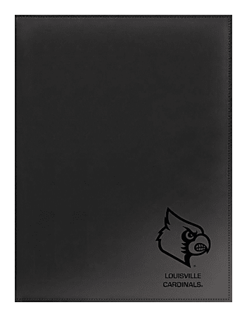 Markings by C.R. Gibson® Leatherette Padfolio, 9 1/4" x 12 3/8", Louisville Cardinals