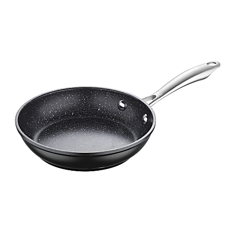 Masterpro Aluminum Non-Stick Fry Pan, 8", Black