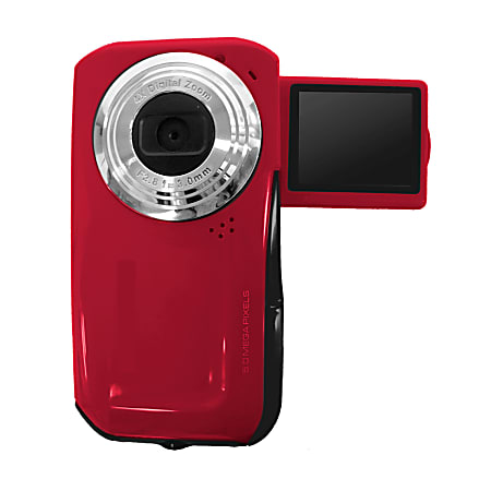 Vivitar® DVR426HD Digital Video Recorder With Camera, Red