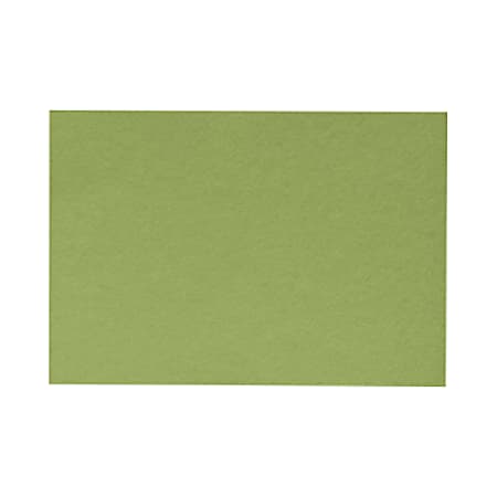 LUX Mini Flat Cards, #17, 2 9/16" x 3 9/16", Avocado Green, Pack Of 250
