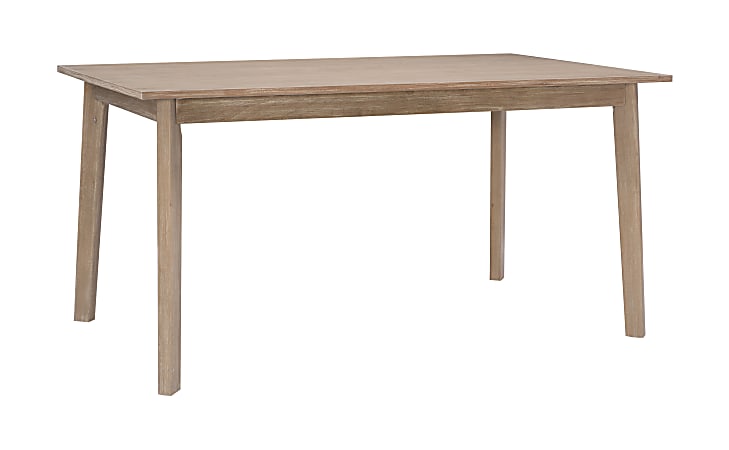 Powell Delavan Dining Table, 30”H x 60”W x 36”D, Natural