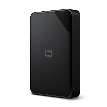 Western Digital Elements SE Portable Hard Drive 2TB Black - Office
