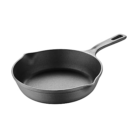 Masterpro Bergner Iron Fry Pan, 8", Black